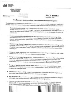 Fire Recovery Assistance