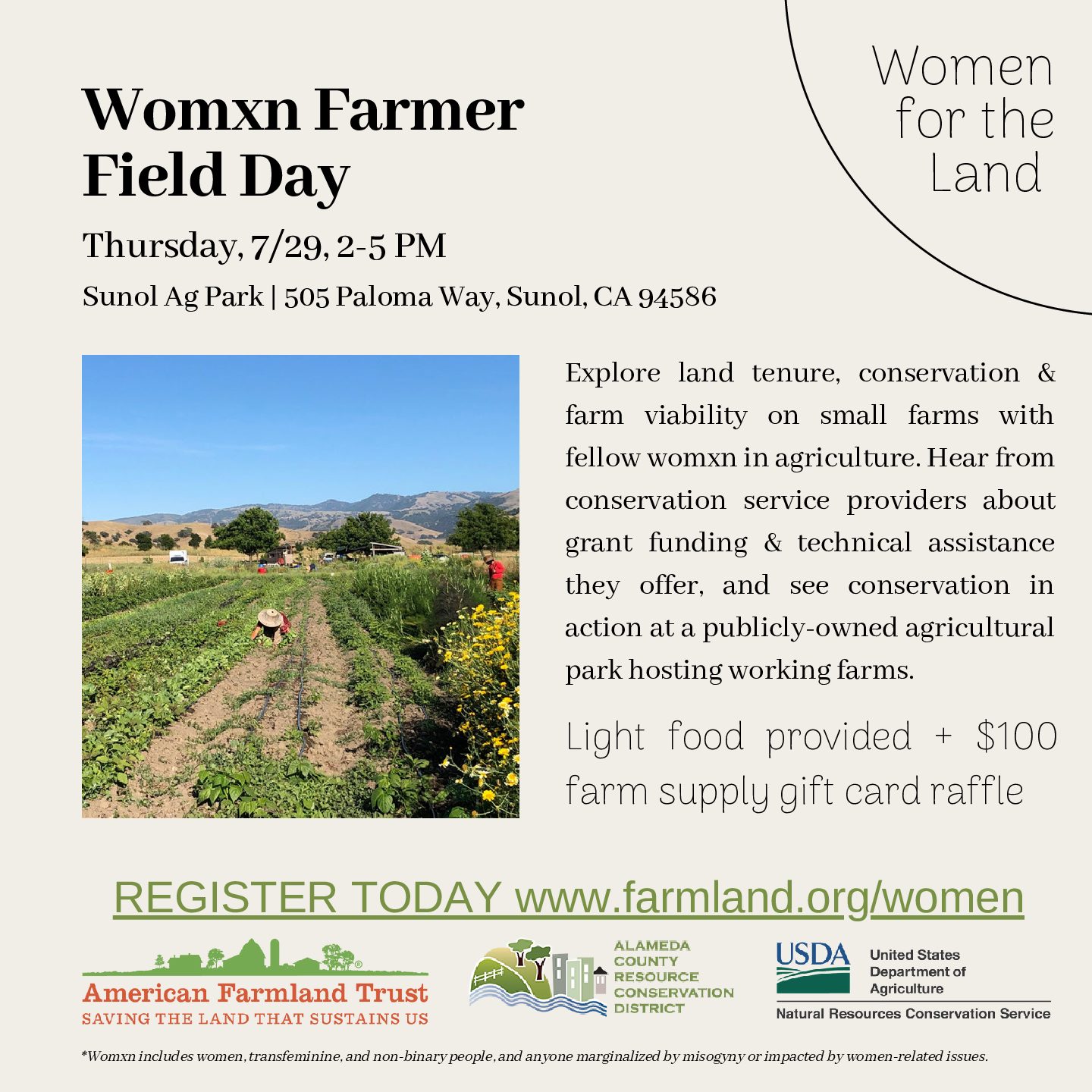 WFL Bay Area Field day Flyer