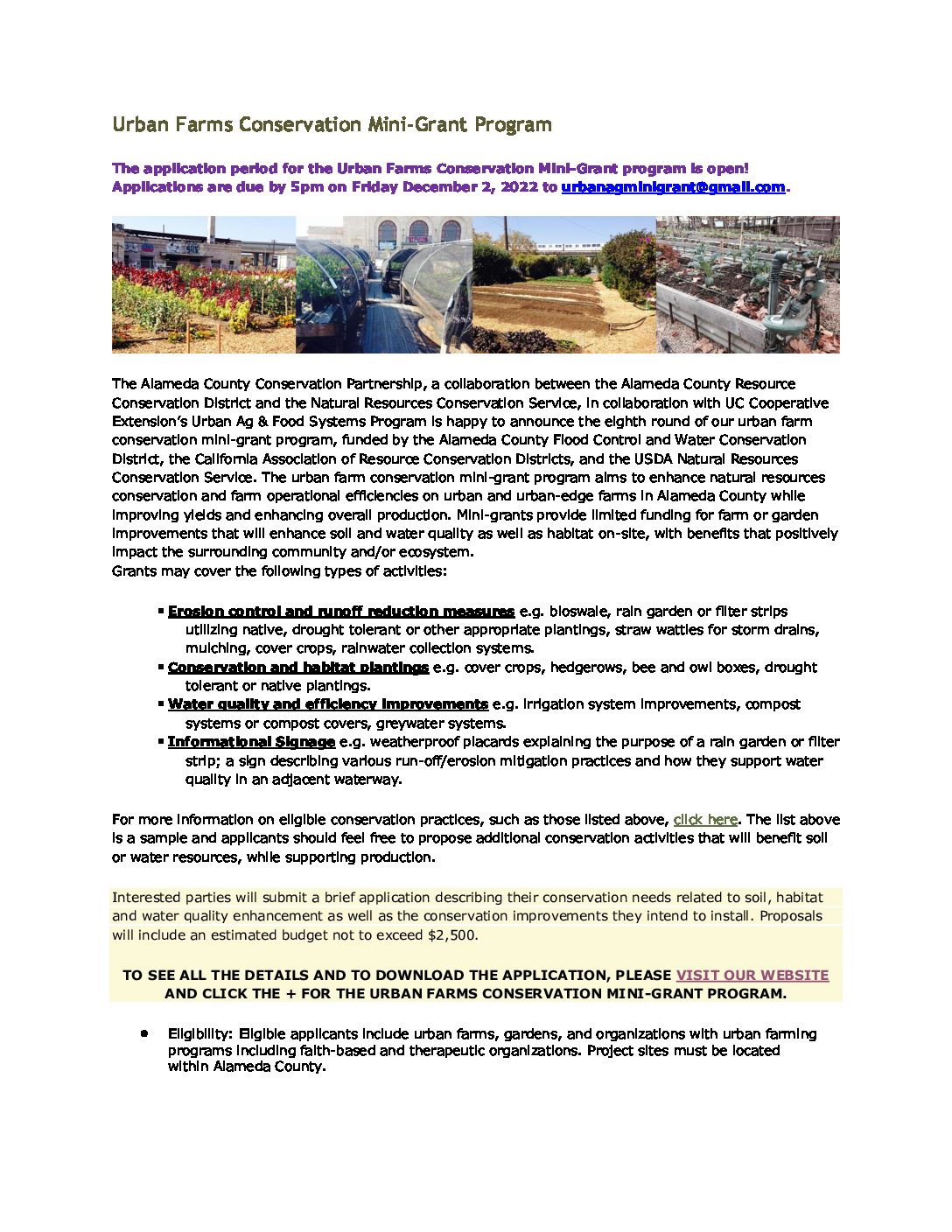 Grant Cycle Announcement 2022_23